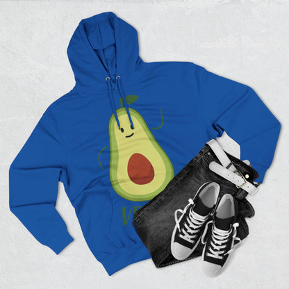 Three-Panel Fleece Hoodie