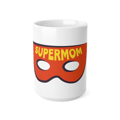 Supermum Ceramic Coffee Cups, 11oz, 15oz